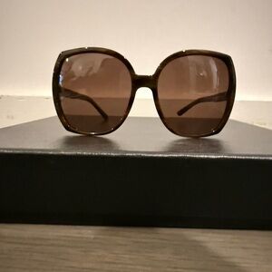 Burberry Oversized Brown Sunglasses